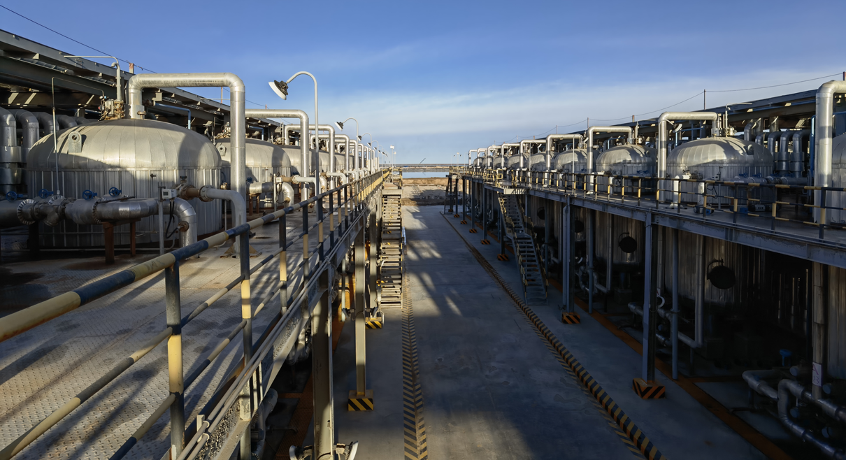 吸着結合膜プロセス：13,000 t/a LCE