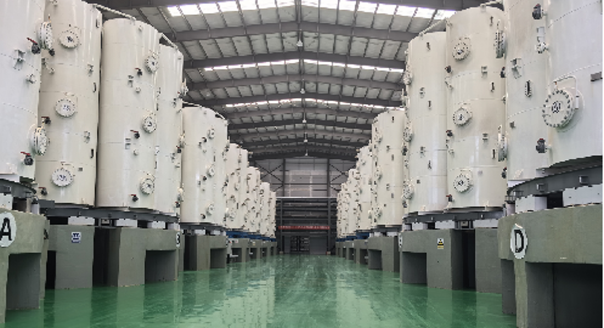 工業用途の吸着剤：10,000 t/a LCE