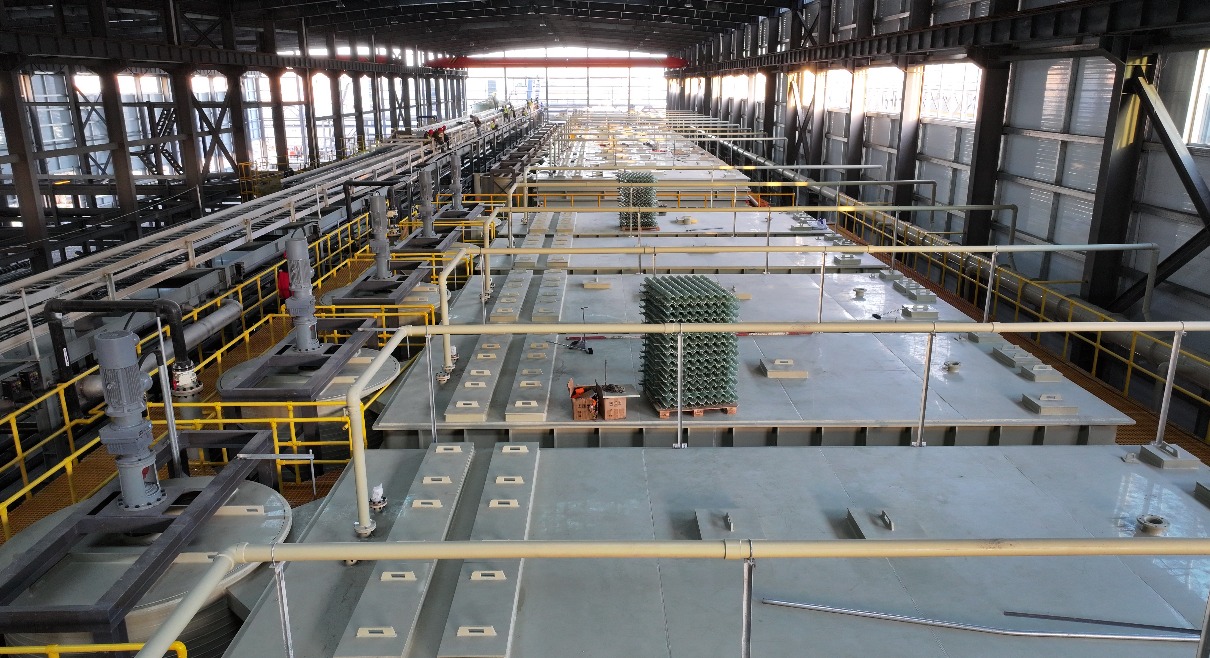 溶媒抽出プロセス：6,000 t/a LCE